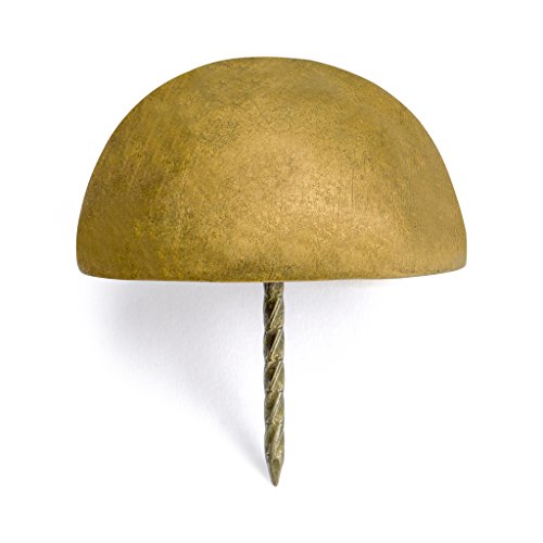 CBH 2" Brass Stud Tack Nail Pin Hardware - Set of 2