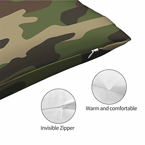 Mugod JY-PILLOW2030-A021 Home Decor Pillow Cases Green Brown Camouflage,Standard Throw Cushion Cover thumb #4