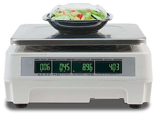 Báscula Detecto DL1030 con impresora integral 30 lb x 0.01 lb miniatura 2