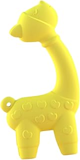 SAFIGLE Mordedor Infantil Mordedor Brinquedos Naturais Para Bebês Brinquedo Infantil Sílica Gel Mordedor De Alpaca Amarelo Mordedor Seguro Brinquedo De Mordedor De Alpaca Mordedor Molar