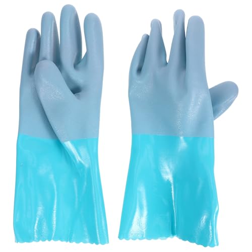 POPETPOP Guantes Anticorte de Goma Antideslizantes para Manipular Mariscos y Limpiar Pescado Talla Corta Resistentes a Perforaciones Ideales para Cocina y Pesca