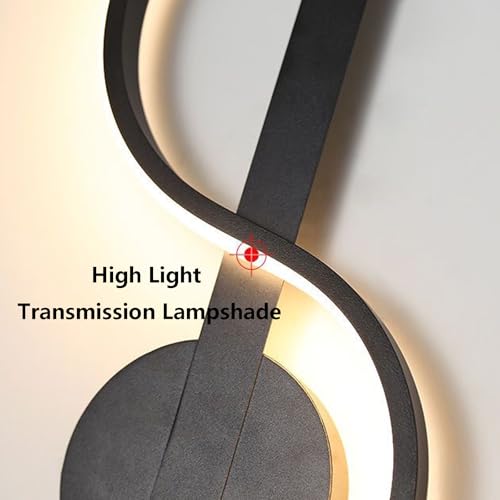 Lámpara de pared 2700K-6500K regulable blanca para sala de estar 5