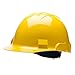 Bullard VTYLR Type II Vector Helmet Hard Hat, 4 Point Ratchet Suspension, Yellow, One Size