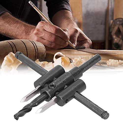 Kit de brocas para cortar círculos ajustable 30-120 mm miniatura 4