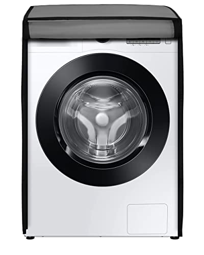 Image of Amazon Brand - Umi. Front Load Washing Machine Cover Suitable for Bosch 6.5 Kg, 7 Kg, 7.5 Kg, 8 Kg, 8.5 Kg, 9 Kg (63cmsX63cmsX81cms, GREY)
