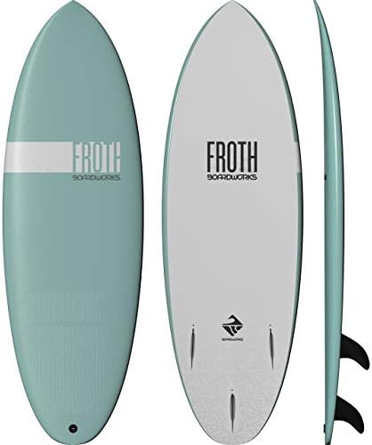 Boardworks Froth! | Soft Top Surfboard | 3 Fins | Wake Surfboard | 5' 6" | Mint