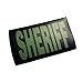 Sheriff OD Green on Black 3.5x2 Inch Flag PCX Tactical Morale Patch (Hook and Loop)