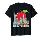 New York City Skyline Gift Big Apple State Souvenir NYC T-Shirt