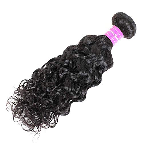 Brazilian Water Wave Bundles 100% Virgin Wet and Wavy Human hair Weave Bundles 9A Ocean Wave Human Hair Natural Color (20, water)