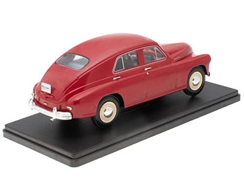 OPO 10 - Collectible miniature car 1/24 compatible with WARSZAWA M20-1951 - ELC908, Red - Image 2