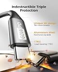 Silkland USB C à USB C Câble 60W 3 Boîte [6,6 pi + 3,3 pi + 1,6 pi], PD QC 3.0, Chargeur rapide de type C USBC Compatible avec le cordon iPhone 17, Samsung S24/S23 Ultra, iPad Pro Air Mini, MacBook, Pixel