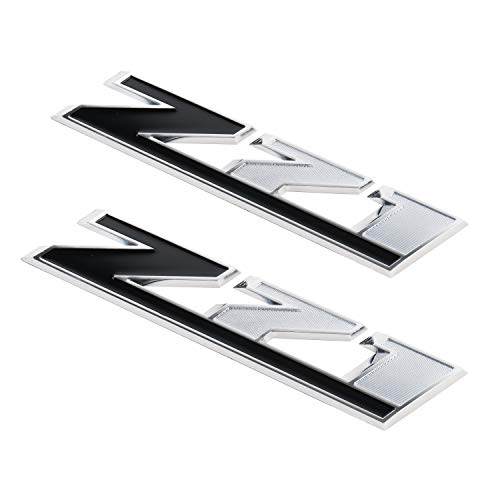 Image of Black Z71 Emblem 10.3inch Decal for GM Chevy Silverado Colorado GMC Sierra Tahoe Suburban (2Pack)