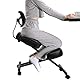 Kniestuhl, ergonomischer Kniestuhl, verstellbarer Schreibtischstuhl zur Verbesserung der Körperhaltung mit Rollen und Rückenunterstützung, ergonomischer Haltungsstuhl für den Konferenzraum D