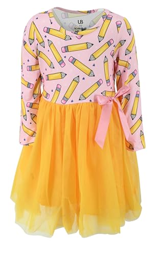 Image of Girls Long Sleeve Tulle Tutu Dresses for Kid and Toddler