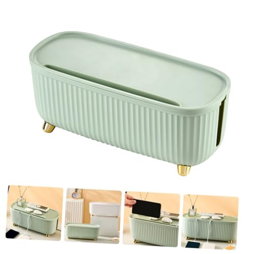 Boîte de rangement pour câbles verte en ABS grande capacité pour bureau - 7