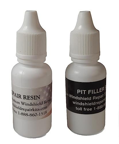 Windshield Repair Resin 15ml Bottle Built in Dropper 10ml