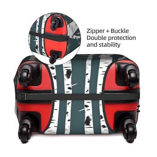 Housse de valise voyage anti rayures et imperméable blanche M