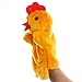 BLTR Suave Preciosa Linda de la Historieta 1Pcs 27cm Gallo Gallina Animal muñeca de la Felpa de la Mano marioneta del Guante Inteligente Niños niños de Juguete Juguetes Regalo de los niños Natural