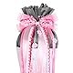 BOOMTOP Schleife Schultüte Mädchen Schultütenschleife Rosa Zuckertüten Schleife Schultüte Basteln Zubehör Pink Schultütendekoration Schulanfang Dekoration