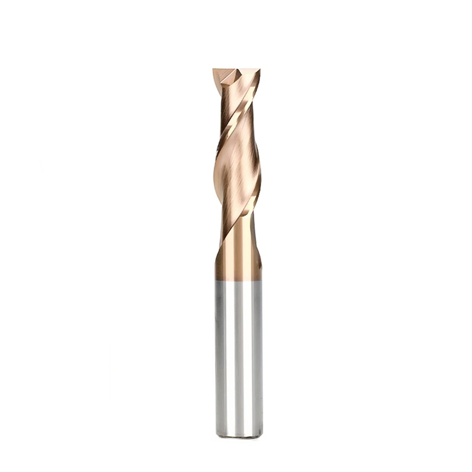 TBZOQAID 1pcs/8pcs Nano Coat Flat Nose End Mill CNC Router Bits 1-12mm Two Flutes Carbide TiCN Coated Bit Machine Milling