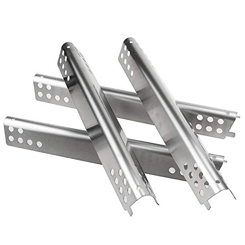 Utheer Grill Replacement Parts For Charbroil Advantage Series 4 Burner 463344116 466344116 G4328M00W1 G3610003W1 Gas Grill, Stainless Steel Burner Tube, Heat Plate Shield, Adjustable Crossover Tube #TOP1