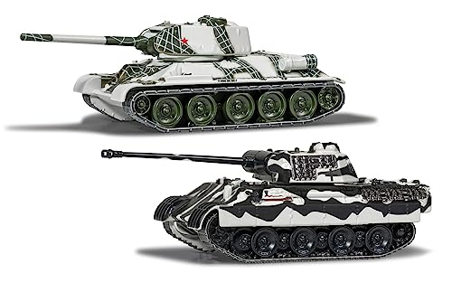 Corgi WT91301 World of Tanks T-34 vs Panther TV-Filmlizenz & Event, Black