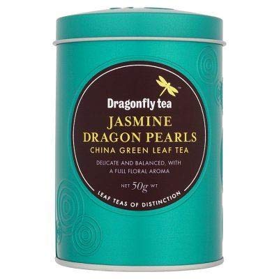 Leaf Tea of Distinction Jasmine Dragon Pearls Green Tea 50g | 4 x 50g (UK)