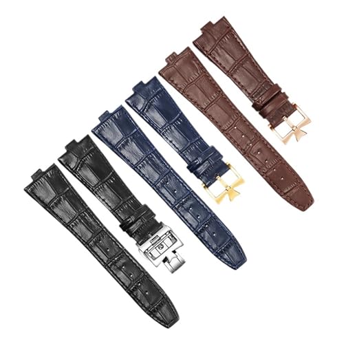 Bracelet de montre cuir 25mm interface convexe pour boîtier Horizon 47040 - 3