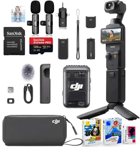 Image of DJI Osmo Pocket 3 Creator Combo Bundle + Accessories Including 128GB Extreme Card & Software