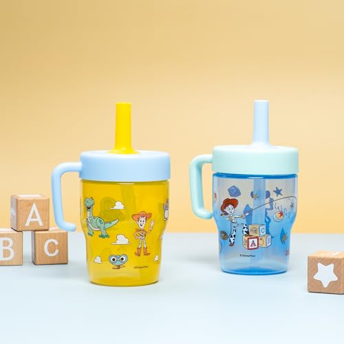 Image of Zak Designs Disney Toy Story Capri 10oz Leak-Proof Toddler Cups, 2-Pack