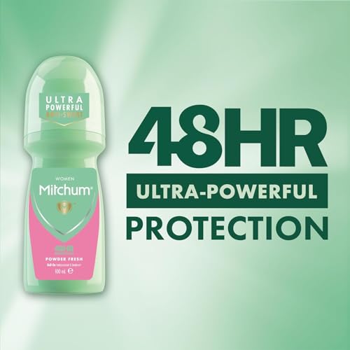 Mitchum Women 48HR Protection Roll-On Deodorant & Anti-Perspirant, Flower Fresh, 100ml - 3 Pack for Superior Long-Lasting Freshness and All-Day Confidence - Image 6