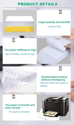 Image of A4 Paper 80 GSM, White, 500 Sheets, Pack of 2
