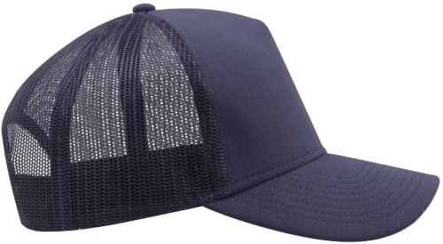 COOZO Unisex Rapper Jersey Mid Visor Trucker Cap