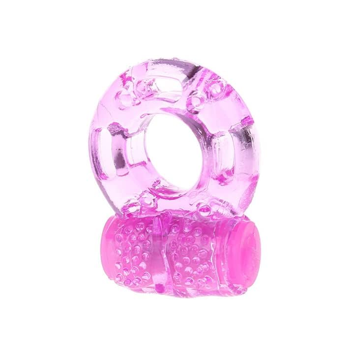 Anillo de retraso de Silicona Transparente Rosa, Aumenta el Tiempo de Ejercicio de los Hombres -F170