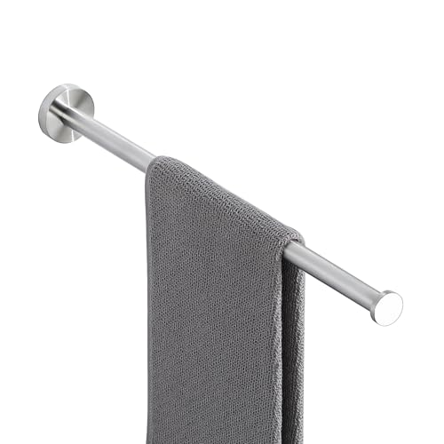 SAYAYO Handtuchhalter Bad Gebürstet Handtuchstange 40cm Gästehandtuchhalter Wandmontage Edelstahl Badetuchhalter für Badezimmer und Küche