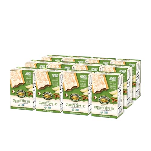 Image of Nature's Path Organic Granny's Apple Pie Toaster Pastries, 11 oz (Pack of 12)