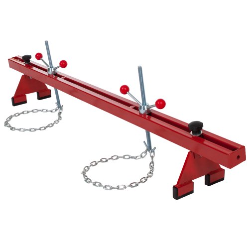 TecTake Puente para sujetar motores de hasta 500 kg
