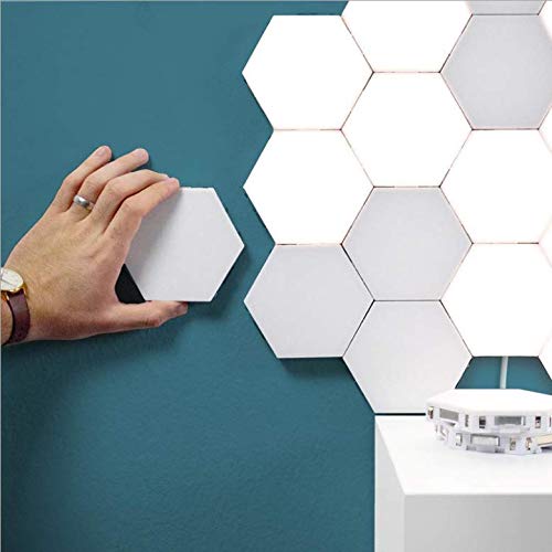 Kiyicjk Lampada esagonale creativa Geometria LED