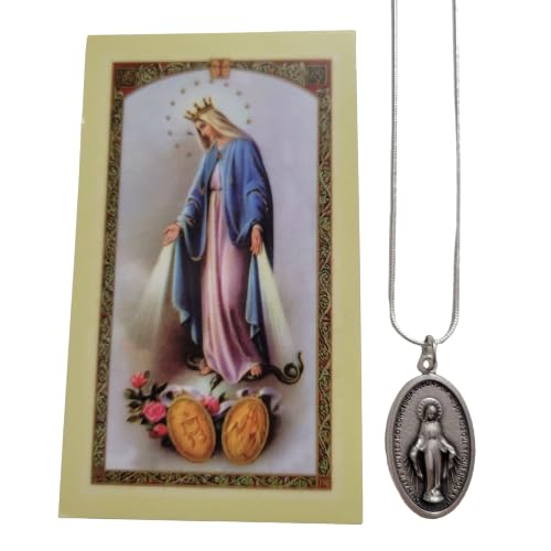 Virgin Mary Necklace Sterling Silver Plated, Virgen Medal pendant chain protection, Virgin Mary Protection necklace disponible en Yaxa Venezuela