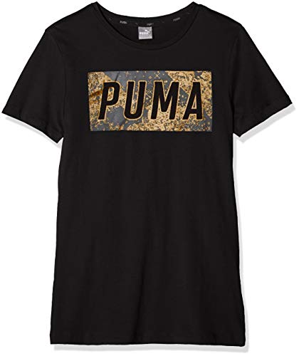 Preisvergleich Produktbild PUMA Mädchen T-Shirt Style Graphic 1, Cotton Black, 128, 851831