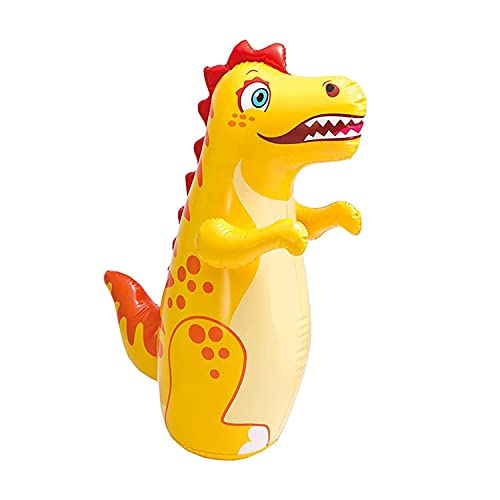 Image of Dianosuar Hit Me Inflatable Toy for Water Filled Base BOP for Toddlers PVC Punching Bag for Kids(Multi Color)(1 PIS)