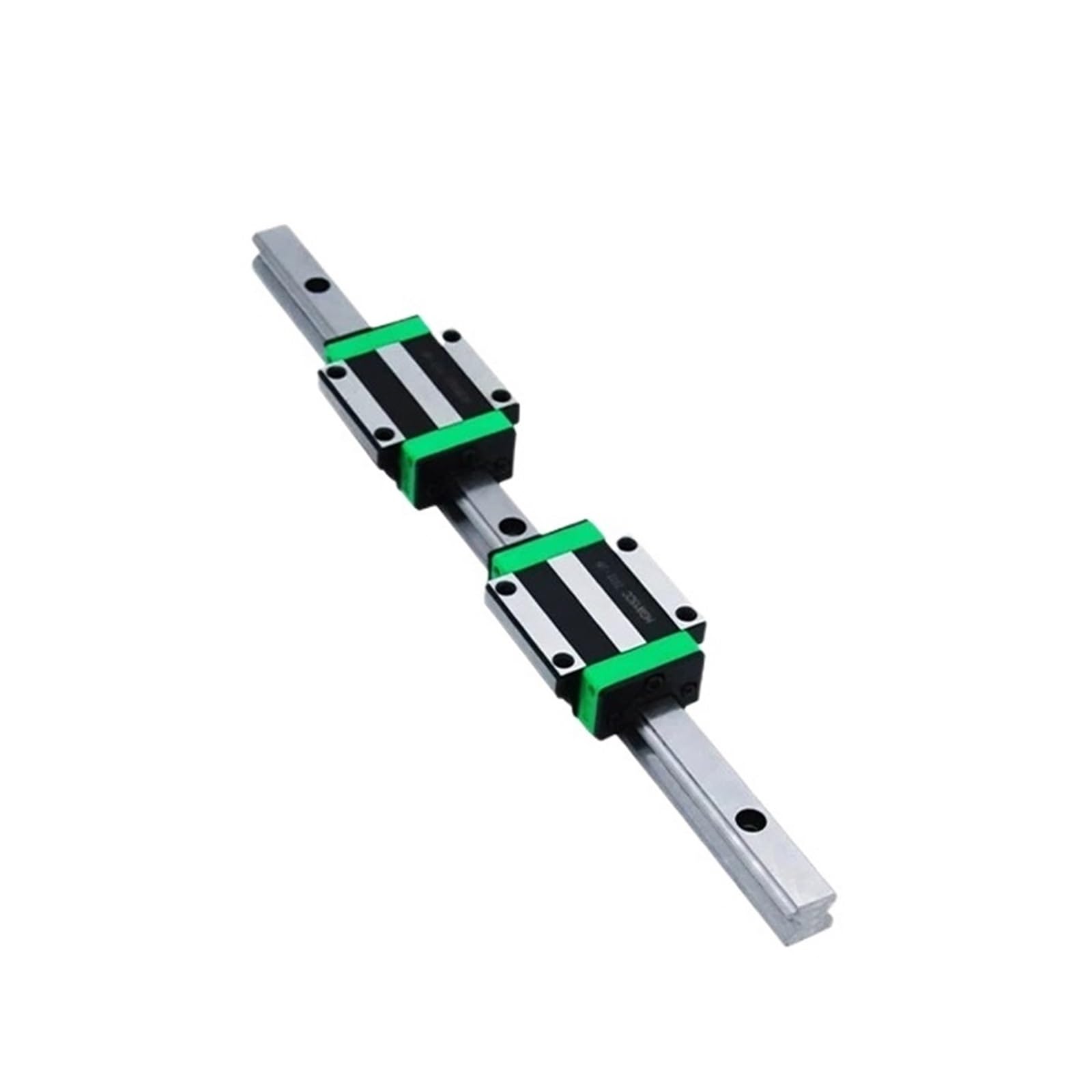 Guide de mouvement linéaire miniature Lot de 2 blocs de défilement HGW55CC et rails de guidage linéaires carrés HGR55 de 600 mm-1000 mm (1000 mm)