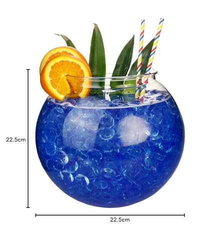 bar@drinkstuff XL Plastic Cocktail Fish Bowl 5 Litre/8.5 Pints, Single