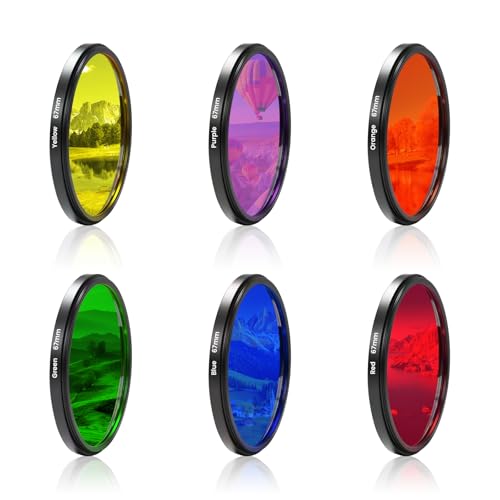 Filtres professionnels colorés 82mm : la solution contre les reflets et ciels ternes