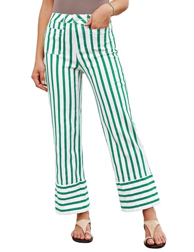 luvamia Womens High Waisted Jeans Trousers Pants for Women Wide