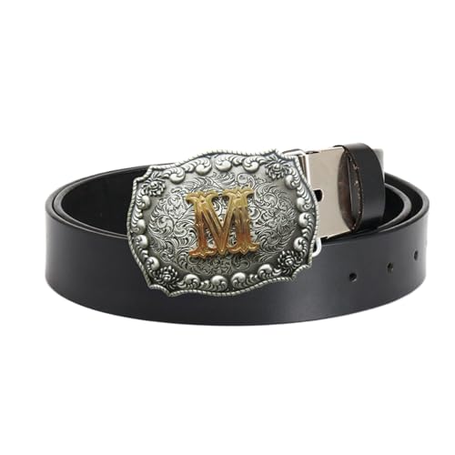 JIARY Belt Men, Western Cowboy Belts for Men, Leather Belt