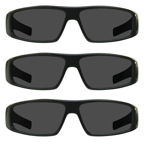 Image of proSPORT FULL LENS READING Sunglasses Wrap Around Sun Readers Rectangular Men Large Fit +100 to - NOT BIFOCAL
