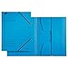 Produktbild Leitz 3981 Eckspannermappe mit 3 vollflächig verklebten Klappen, A4, Füllhöhe 350 Blatt, Colorspankarton, vier Farben zur Auswahl (25, blau)