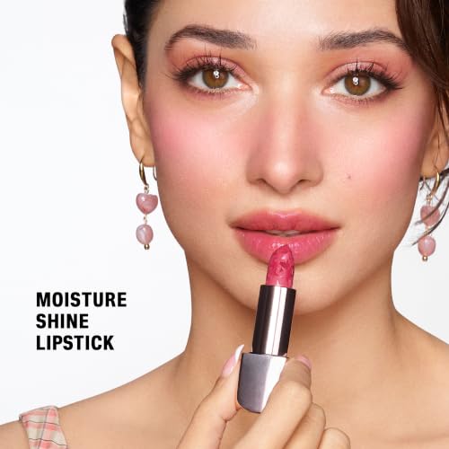 Image of LOVETC Moisture Shine Lipstick, High Gloss Satin, Cabarnet Kiss, 4g