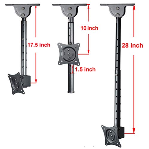 Support de plafond pour écran LCD LED VideoSecu ML405B2 inclinement réglable de 19 à 42 pouces